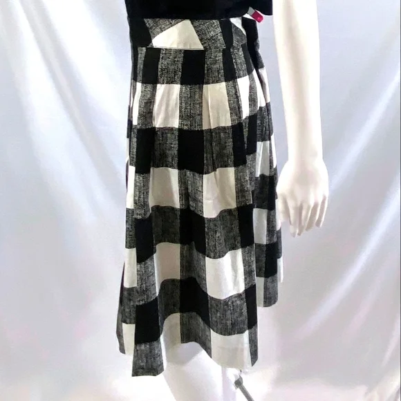 Talbots Pleated Plaid Skirt - Picture 3 of 6